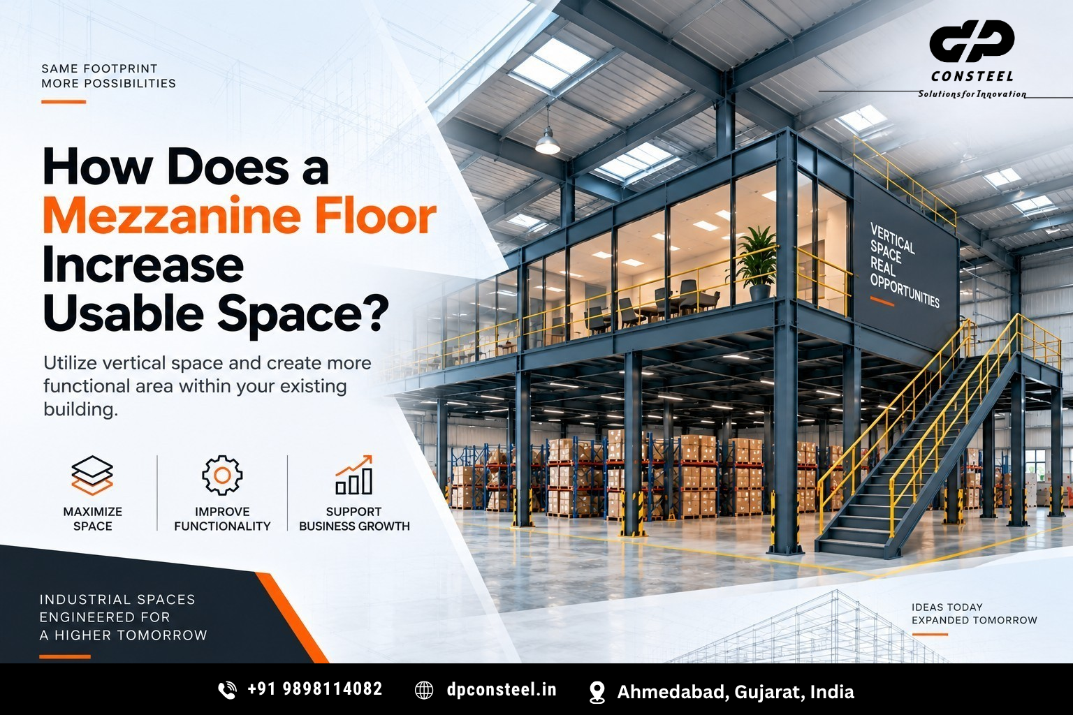 How Does a Mezzanine Floor Increase Usable Space?